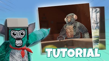How to make a Gorilla Tag Rendered Thumbnail in Blender 2024!