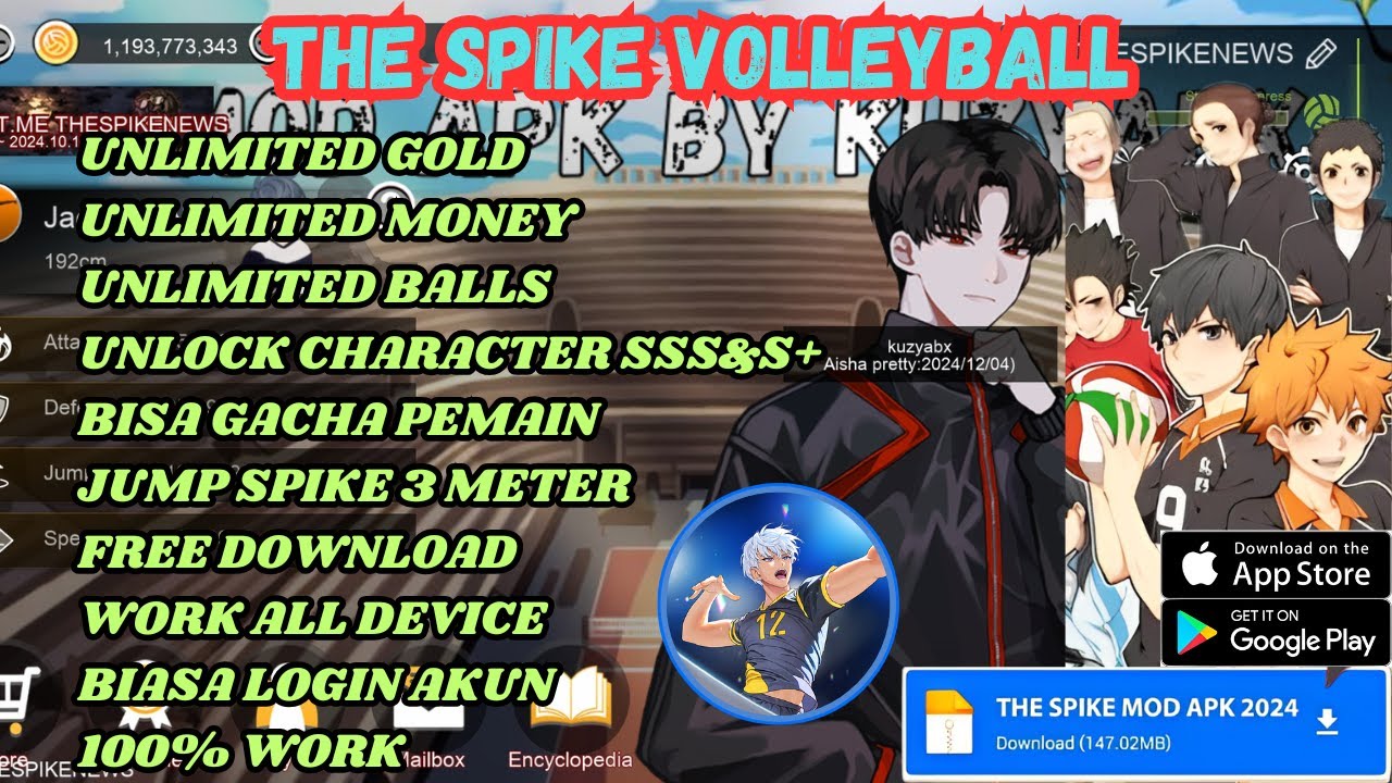 The Spike Mod Menu New 2024 | The Spike Mod Apk Unlimited Money & Unlock Everything (2024