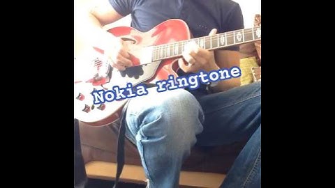 Nokia ringtone on guitar - Nostalgic throwback