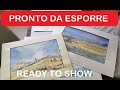 PRONTO DA ESPORRE! (READY TO SHOW!)  Acquerello tutorial facile, Easy watercolor demo