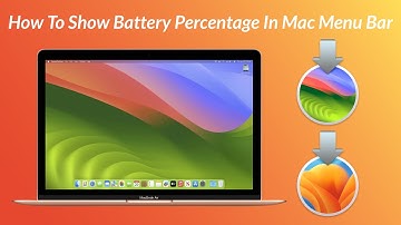 How To Show Battery Percentage in Mac Menu Bar | macOS Sonoma | macOS Ventura