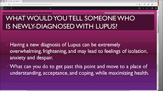 iPain Life with Lupus Webinar 2017 pt 3 of 4