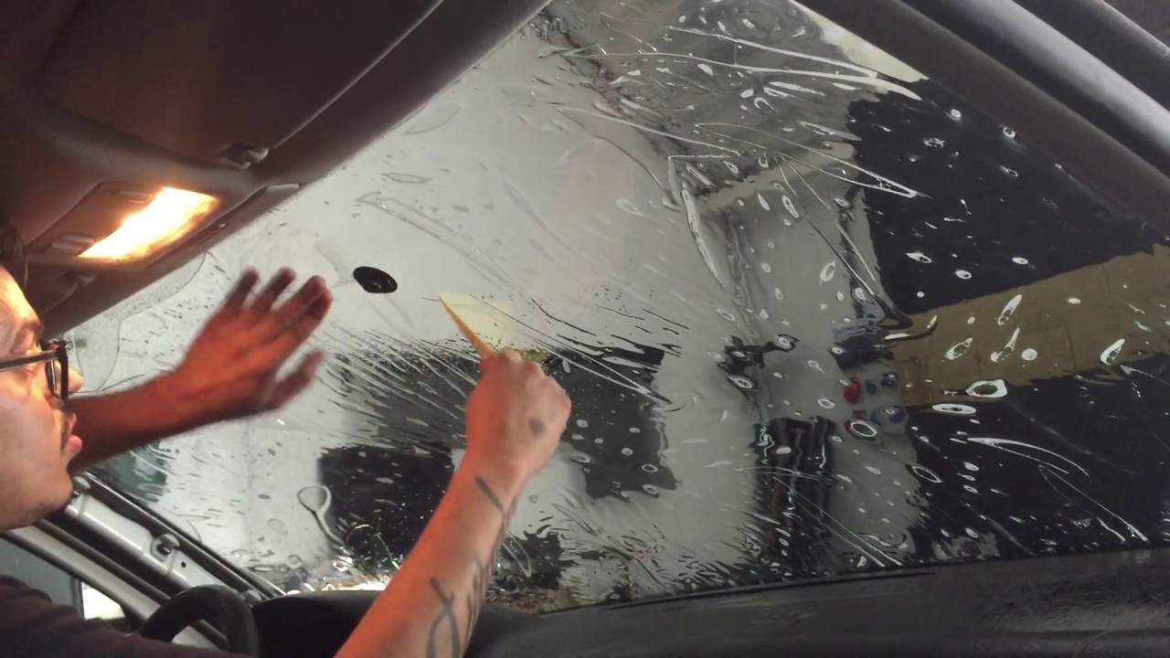 COMO APLICAR INSULFILM NO PÁRA-BRISA - PARTE 3