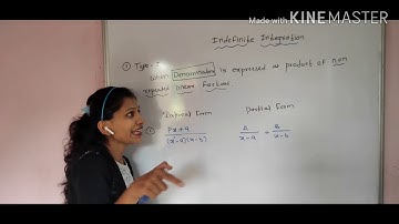 Indefinite Integration: Integration by Partial Fractions /Exercise 3.4/Q.no.1 to 4