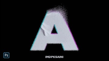 Field Blur Text Effect in #photoshop #texteffect #adobephotoshop