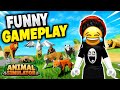 Funny Animal Simulator Gameplay | (Battling + Small Chats + Dancing) #animalsimulator