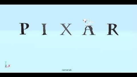 My first animation-Pixar intro