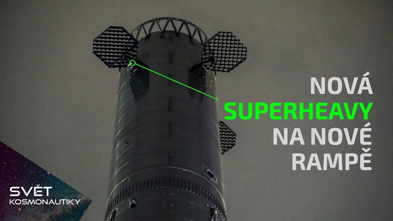 SuperHeavy 3. generace poprvé na nové rampě | HTV-X1 opustila ISS | Test horního stupně New Glennu