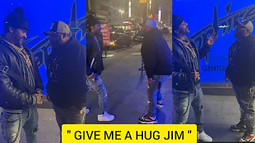 Queenz Flip confronts Jim Jones about not putting him in the " We Set The Trends " video with Migos