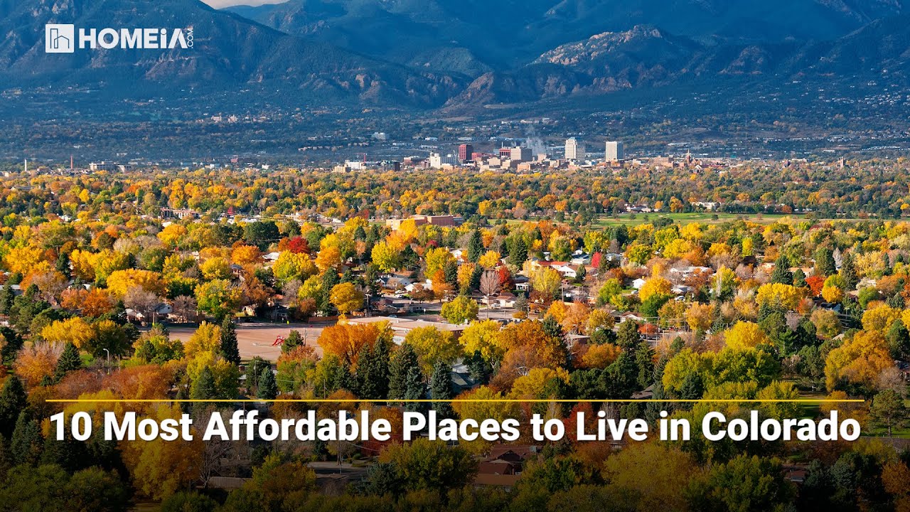 The 10 Best and Most Affordable Places to Live in Colorado. #HOMEiA #