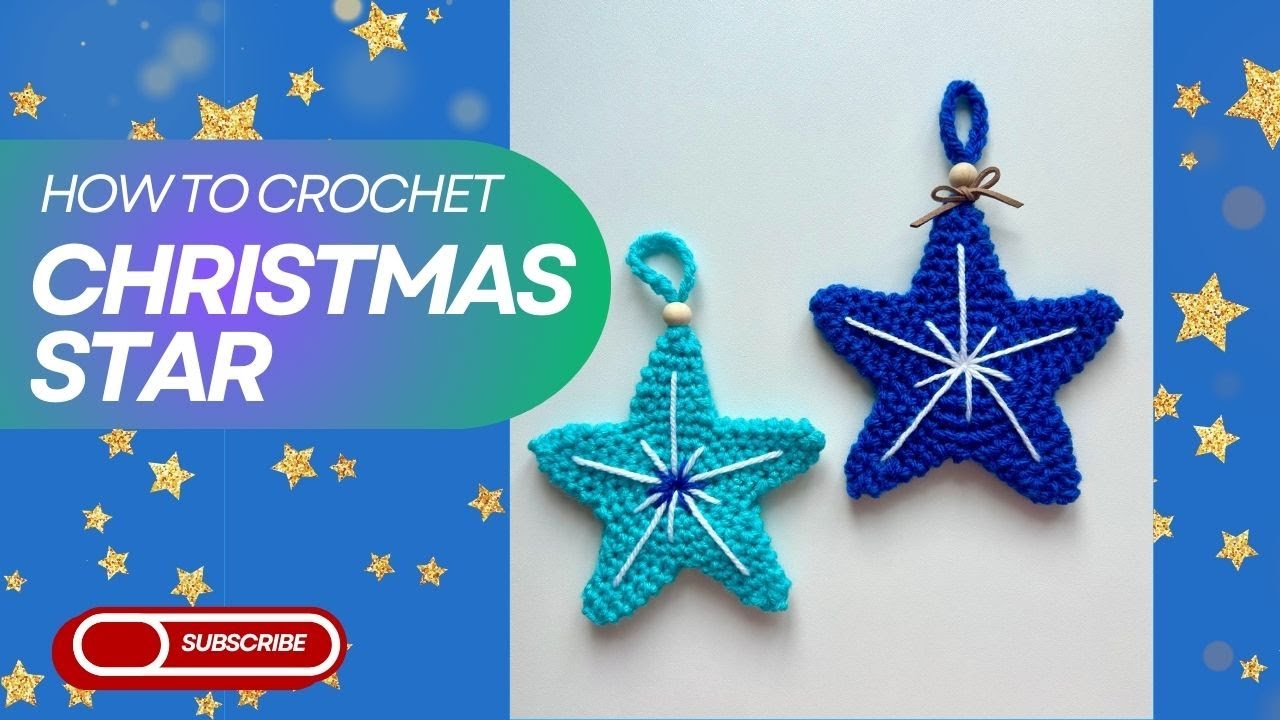 Как сделать вышитую рождественскую звезду, связанную крючком — Зимние пожелания