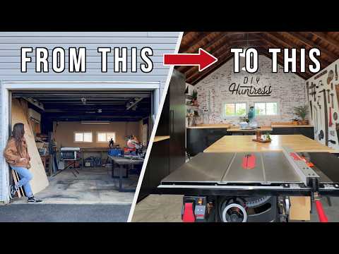 I Turned My Garage Into A Workshop!
