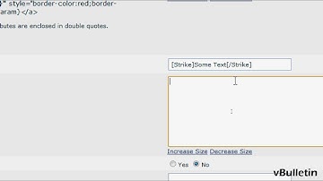 vBulletin Adding Custom BB Codes