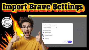 Instellingen importeren in Brave Browser | Snelle installatie (2025)