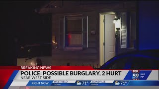 2 hurt in possible burglary on near west side