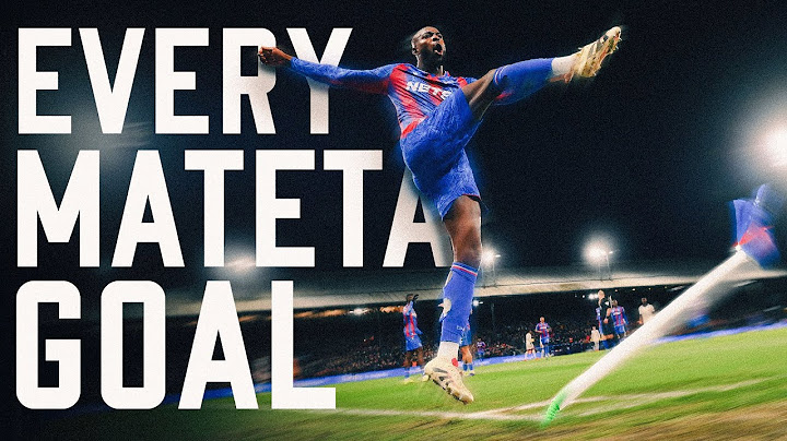 BOOM! Jean-Philippe MATETA 💥🚩| Every Goal for Crystal Palace