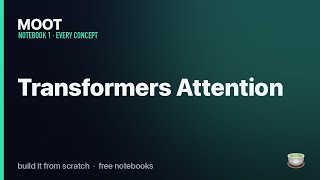 The Frontier Path · Notebook 1: Transformers Attention — every concept, from scratch