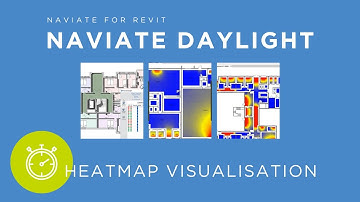 Naviate Daylight for Revit - Heatmap visualisation
