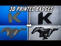 Designing and 3D Printing Custom Badges for my Car