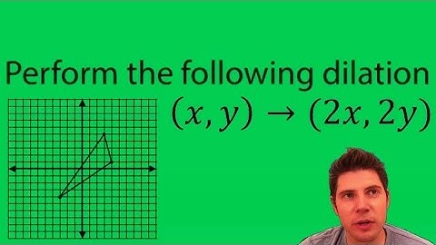Transformation- Dilation Problem
