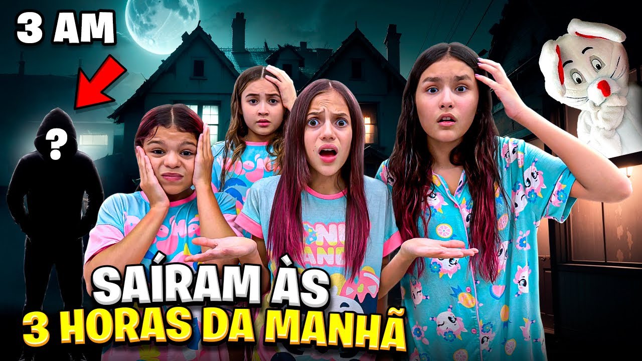 SAÍMOS AS 3 HORAS DA MANHÃ *o coelho Malvadão e o Homem estranho apareceram ￼?