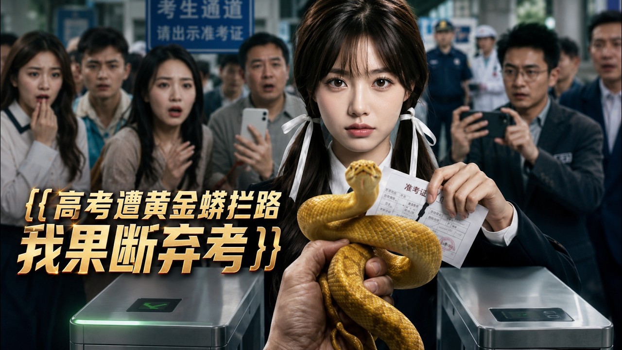 高考遭黃金蟒攔路，我果斷棄考