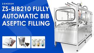 ZONESUN ZS-BIB210 Aseptic Bag-in-Box Filler with Steam Barrier and Vacuum System