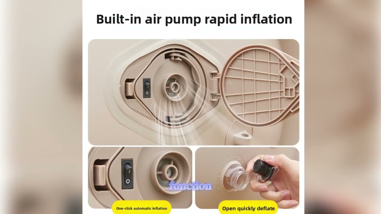 Factory Direct PVC Flocking Inflatable Sofa Chair: Folding Leisure Portable Air Cushion Bed for L...