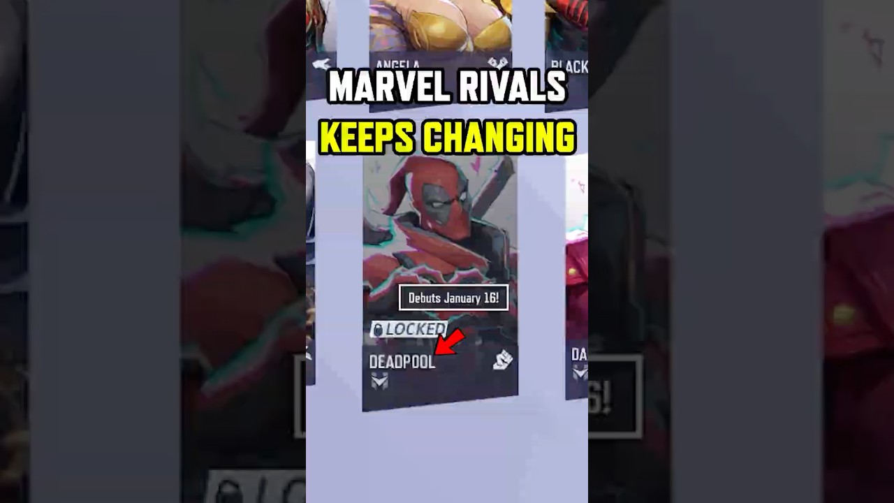 DEADPOOL KEEPS CHANGING IN MARVEL RIVALS MENU?! 😭😭😭