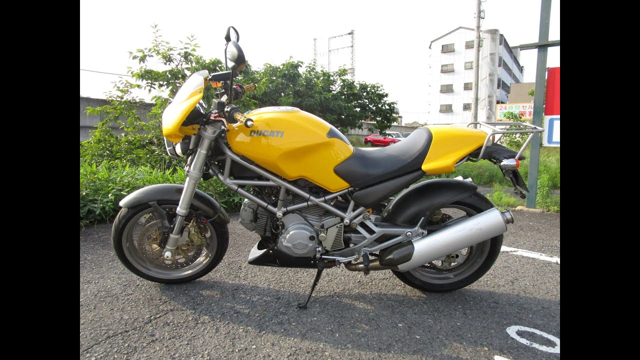 ☆2004年 ドゥカティM400IE 始動走行チェック動画 イエローモンスター