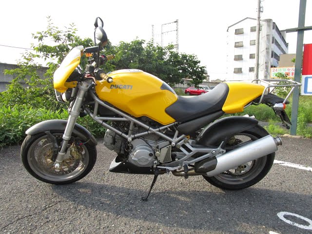 ☆2004年 ドゥカティM400IE 始動走行チェック動画 イエローモンスター