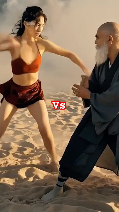 Tools ai kung fu master vs beautiful girl 15#kungfu #kungfukids #kungfumaster #kungfupanda #kungfuai