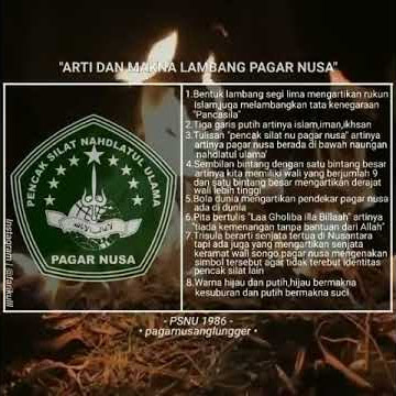 Story wa ig. arti makna lambang pagar nusa