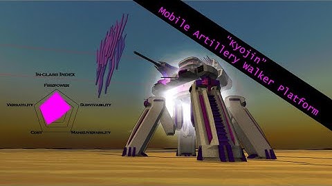 From the Depths Showcase: "Kyojin" Mobile Artillery Walker Platform
