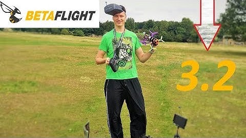BetaFlight 3.2 test First flight of Eachine Wizard x220 with new firmware drone quadcopter