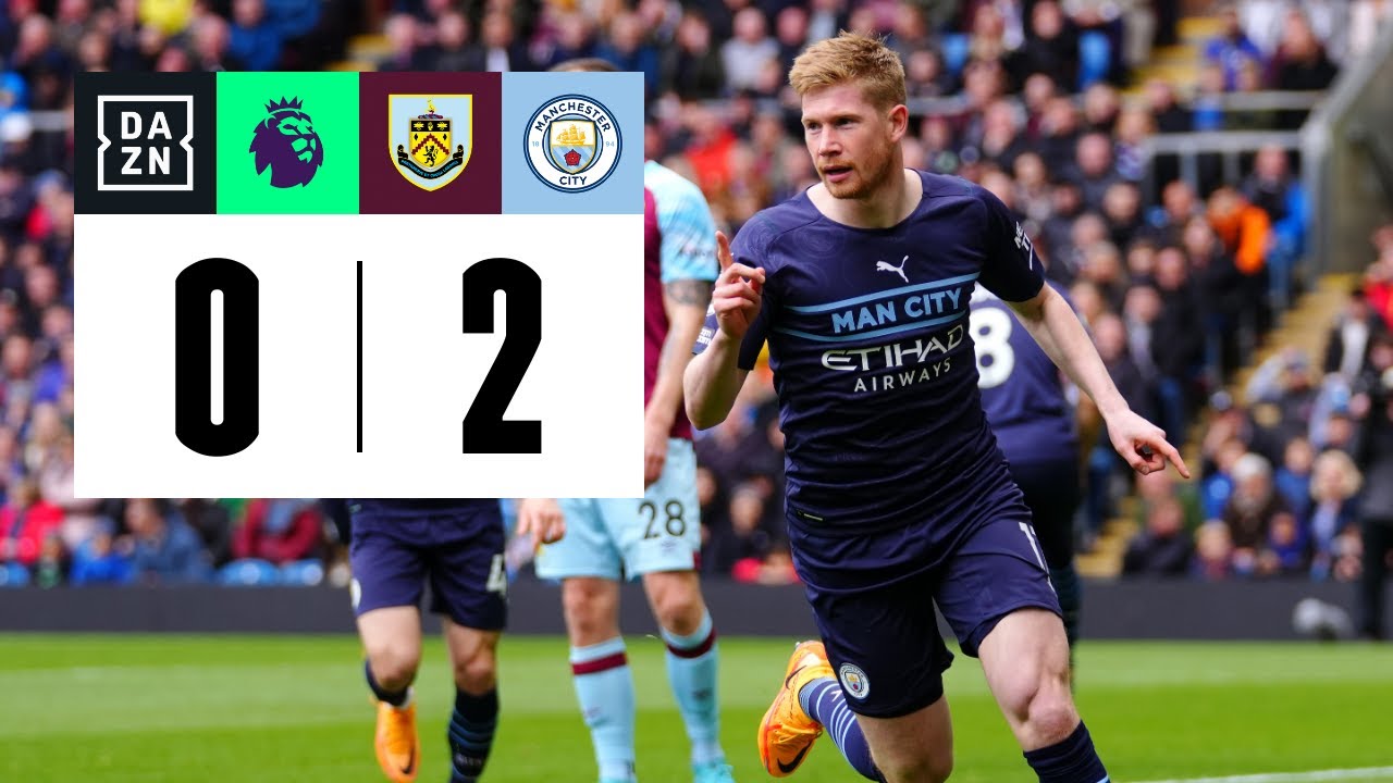 Manchester City goleia Burnley e adia definição do título do Inglês