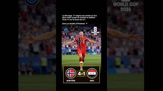 React au 4-1 de la Norvège contre l’Irak #norvège #irak #haaland #cdm #worldcup #football #react