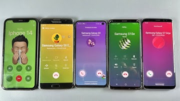 Samsung S7+S8+S9+S10 incoming Call vs IPhone 13+14 Android / IOS