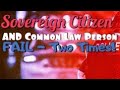 Sovereign Citizen Right To Travel Fail - And a Sovcit Common Law FAIL