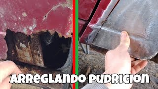 ¿cómo arreglo chapa/guardabarro podrido? +  bollos!