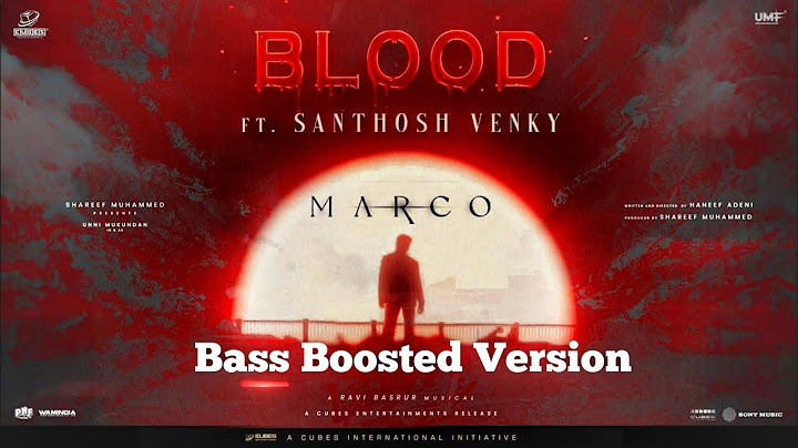 Marco - First Blood Bass Boosted | Unni Mukundan | Shareef Muhammed | Adeni | Santhosh Venky |