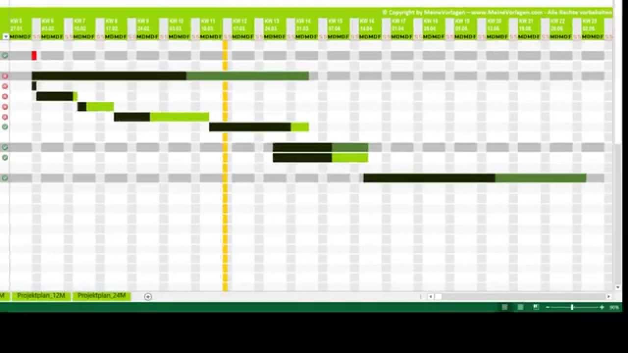 Projektplan Excel Projektablaufplan Vorlage Muster Meinevorlagen Com