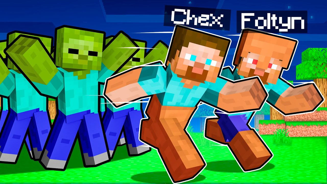 THE ROBROS SURVIVE THE NIGHT IN MINECRAFT!