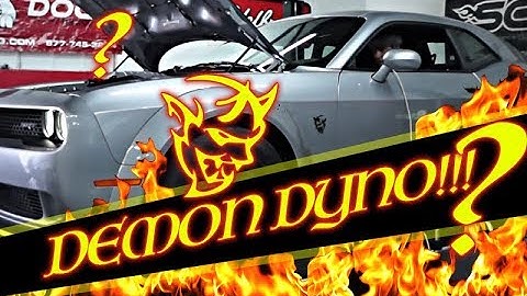 Dodge Demon Dyno Results! How Much Horsepower???