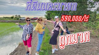 ที่ดินนครนายก ราคาถูก 590,000 บาท/ไร่ ทองหลาง บ้านนา