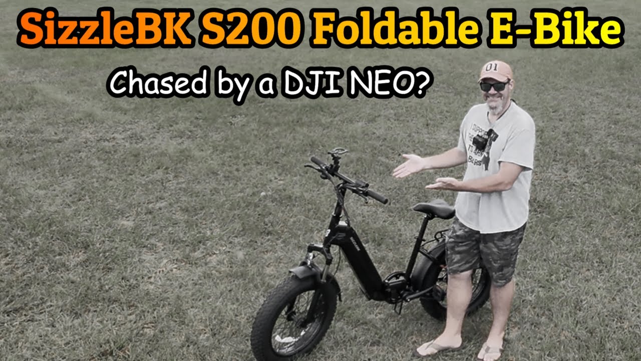 Это электровелосипед 2025 года? Складной электровелосипед SizzleBK S200