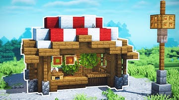 How to build a shop in Minecraft | Minecraft Simple Shop