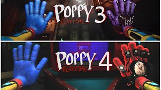 All Hands Of Poppy Playtime Chapter 4 Vs Poppy Playtime Chapter 3 | Poppy Playtime Chapter 4 Game