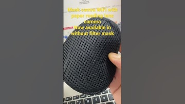 Paper reading mask live streaming camera in Without filter mask #hidden #spy #camera #device #india