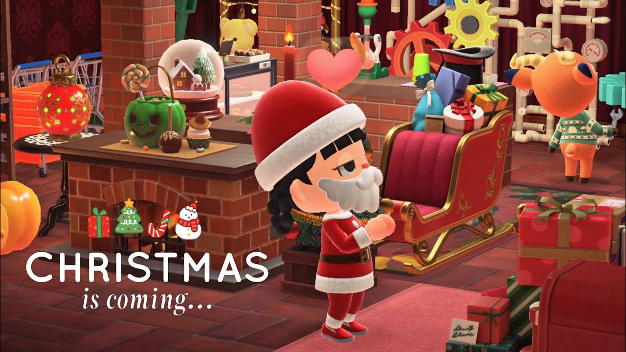 [모동숲]크리스마스 상점 꾸미기 🎄Merry Christmas🎄Christmas Decorations in Animal Crossing #animalcrossing #모동숲 